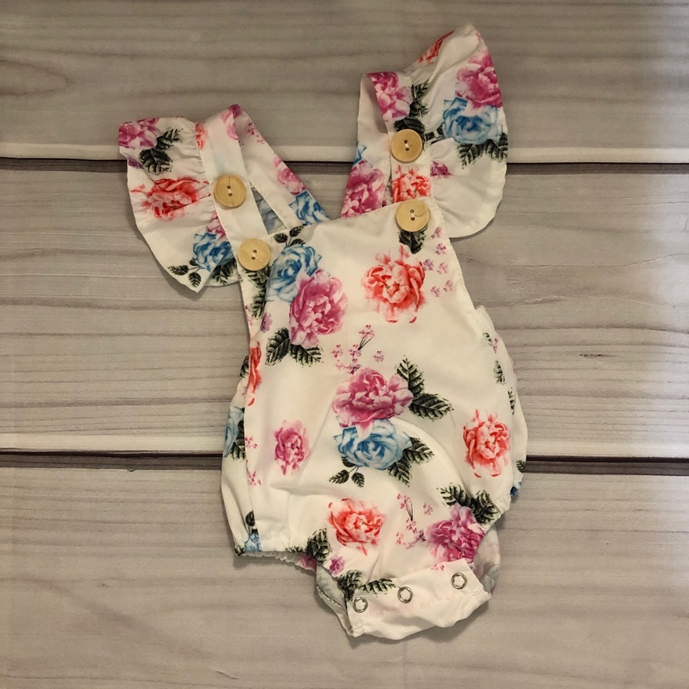ADORBS floral romper